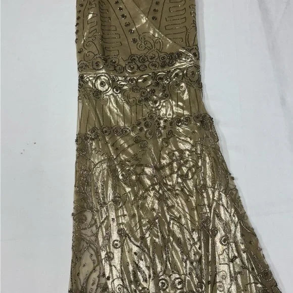 Ralph Lauren Purple Label Briony Embellished Tulle Evening Dress Made In Italy.